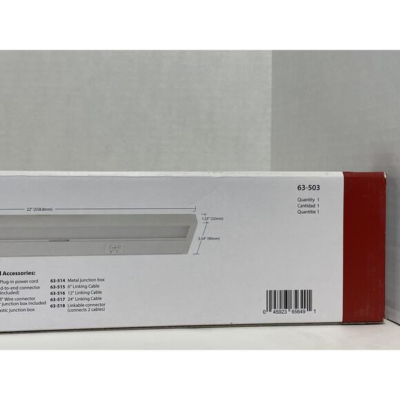 Nuvo Lighting 63-503 22″ LED Under Cabinet Light 13W CCT-Selectable White NIB - Picture 11 of 13